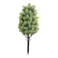 thumbnail image 3 of Árbol artificial, vegetación, accesorios de jardín de hadas con estaca, planta falsa, imitación Verde, 3 of 9
