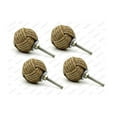 thumbnail image 3 of 5MoonSun5's Jute Knobs Rope Knot Drawer Pulls and Knobs Pull and Push Handle Knobs for Cabinets, Wardrobes & Kitchen Cupboards Nautical knob Hardware Vintage Decor, 35 mm (Pack of 20), 3 of 3
