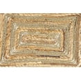 thumbnail image 2 of DecMode Rectangular Natural Banana Leaf Wicker & Seagrass Placemats, Set of 4: 20” x .5” Each, 2 of 3