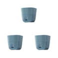 thumbnail image 3 of Wosthever Maceta Agujeros Bandejas Maceta Plantas de interior Macetas Transpirable Conveniente Simple Hogar Sala de estar Bonsai Business Blue L Type1 NO1, 3 of 6