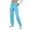 Sky Blue, variant on cfhntfmh Cargo Sweatpants for Women High Waisted Cinch Bottom Trouser with Side Pockets Casual Baggy Joggers