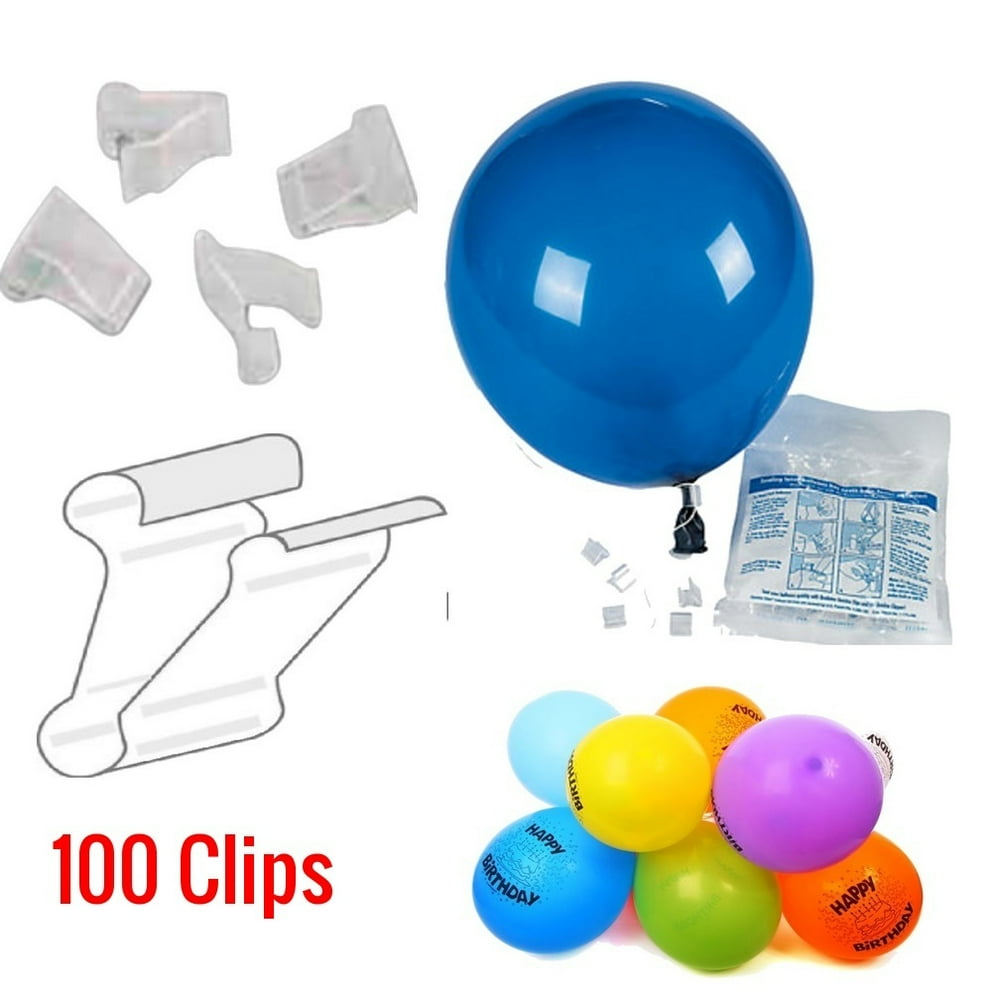 Balloon Clips Quickie 100 pcs. Balloon Clips Seal Balloons In A Snap Perfect For