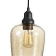thumbnail image 3 of 1-Light Glass Mini Pendant in Amber, 3 of 5