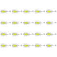 thumbnail image 1 of Señuelo suave de pesca flotante con cola en T, paleta pequeña, 5cm, para pesca de lubina, amarillo, 1 of 4
