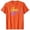 Orange, variant on Casual Short Sleeve Round Neck Printed T Shirt Comfortable Daily Wear Blouse For Ladies, XL, Orange