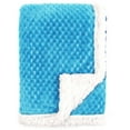 Tadpoles Popcorn Plush and Sherpa UltraSoft Baby Blanket