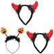 thumbnail image 4 of Worallymy calabaza buey cuerno pelo banda niños Halloween diadema disfraz fiesta vestir decoración diadema Worallymy JD735804779, 4 of 7
