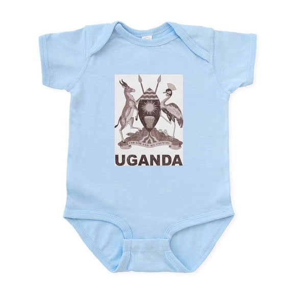 CafePress - Vintage Uganda Infant Bodysuit - Baby Light Bodysuit, Size Newborn - 24 Months
