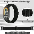 thumbnail image 2 of KBYKO Elastic Nylon Bands Compatible with Xiaomi Smart Band 8/9/10, Adjustable Soft Strap Replacement Wristband for Women Men, 2 of 7
