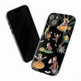 thumbnail image 2 of Curious Monkey Halloween Phone Case – Cute Pumpkin & Spider Web Design for iPhone 16 15 14 13 12 11 Pro Max Plus Mini, 2 of 6