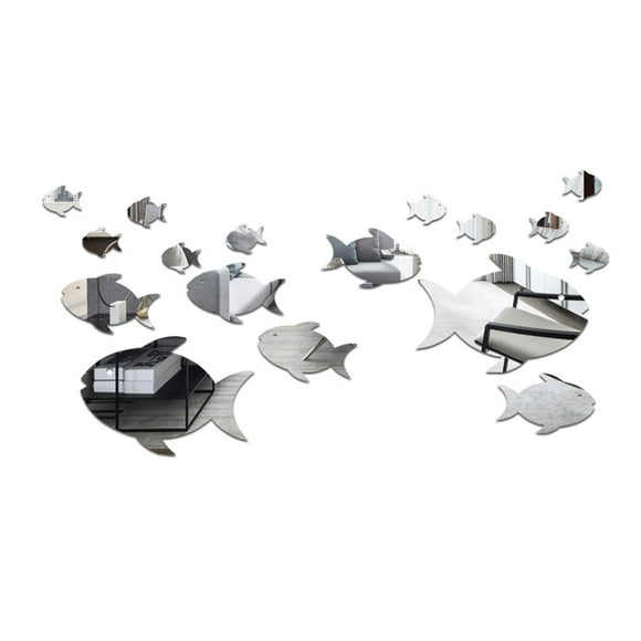 Autocollants Muraux en Acrylique à Thème d'Animaux Marins et Poissons, Amovibles, Chien, Bricolage, Autocollants Muraux pour Salon, Enfant, Bébé, Chambre, Salle de Bain