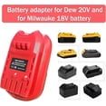 thumbnail image 3 of Adaptador para DE*Walt 20V y para Mil*wau*kee M18 18V Batería Li-on Convertible a para Manualidades*Hombre Herramienta Eléctrica 20V, 3 of 7