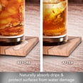 thumbnail image 4 of Thirstystone All Natural Cinnabar Square Coaster 4-Pack, 4 of 6