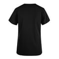 thumbnail image 4 of Mujeres de manga corta con cuello en V Tops Uniforme Día de la madre Impreso Bolsillos Blusa Enfermería Pompotops  hkajfhjk465102, 4 of 4