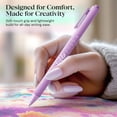 thumbnail image 6 of 18ct Satin Barrel Retractable Gel Pens - Pastel Colors, 6 of 7
