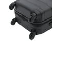 Protege 20" HardSide Rolling Carryon with 4Wheels Spinner Black