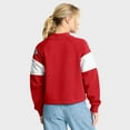 thumbnail image 2 of Women's Fanatics Red Kansas City Chiefs Oversized Hometown Toss Sweep Mock Neck Pullover, 2 of 5