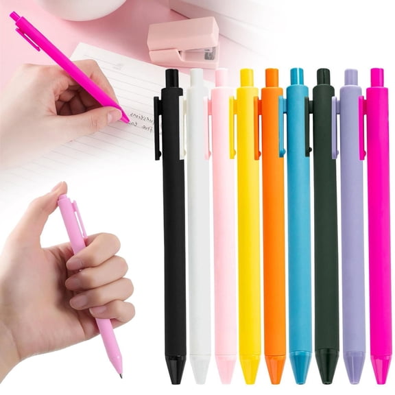 CoreLiving Retractable Ballpoint Pens Bulk Medium Point 1.0 mm Black Ink Smooth Writing Pens Comfort Grip for Office Home Supplies Bulk Black Pens 1 Count Box