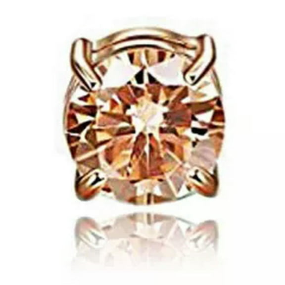 K-KED 1pc Magnetic Stud Earrings Non-Piercing Clip On for Stainless Steel Studs Unisex-Rose gold-6MM