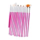 thumbnail image 5 of 15 pinceles para pintar y diseñar uñas, multiusos, para punteado de uñas. Rosa roja, 5 of 9