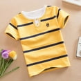 thumbnail image 2 of TOOYOU Boys Summer T-Shirt New Children'S Short Sleeve Tee Cute Comfortable Kids Apparel Size 2-3 Years Yellow, 2 of 3