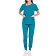 thumbnail image 2 of Operating Room Surgical Workwear Nurse Scrubs Sets Work Clothes Set Surgical Scrubs Set Works Scrubs Top+ Jogger Pants, 2 of 5