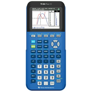 Texas Instruments Plus Ce Graphing Calculator, Black - Walmart.com