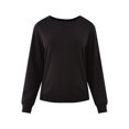thumbnail image 5 of Avia Women's and Women's Plus Twist Back Top with Long Sleeves, Sizes XS-4X, 5 of 5