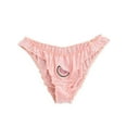 thumbnail image 5 of ORQ Women Ruffle Printed Stretchy Underwear, 5 of 5
