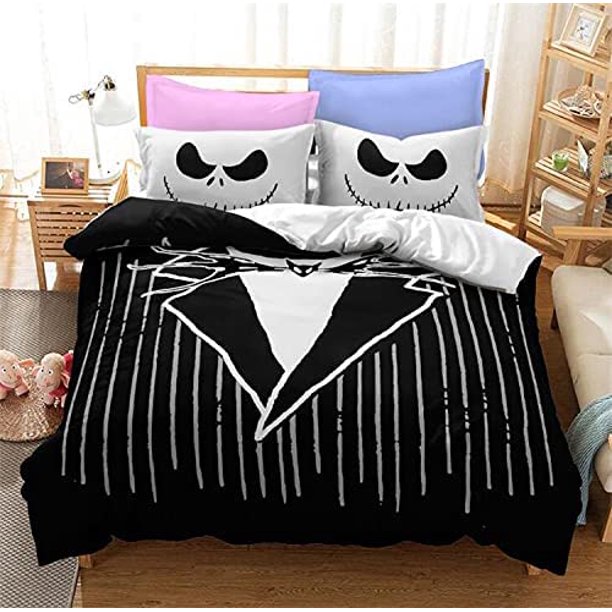 The Nightmare Before Christmas Jack Bedding Set Duvet Cover Comforter