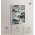 thumbnail image 2 of Oceanic Opacity Canvas Print Modern Wall Decor by Art Remedy, White Frame, 10 x 15, 2 of 7