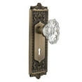 thumbnail image 6 of Nostalgic Warehouse Eadcha_Prv_234_Kh Vintage Chateau Fluted Crystal Privacy Door Knob Set, 6 of 6