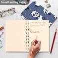 thumbnail image 5 of Notebook 8.3x5.7x0.4 Inch One Sizex1 Journey Note Diary Hardcover Notebook 60 Pages,80g Paper Writing Smooth and Not Easy to Break Cartoon Panda, 5 of 8