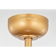 thumbnail image 4 of Femi 25.6 in. Indoor Gold Finish Ceiling Fan with Light Kit and Remote, 4 of 5