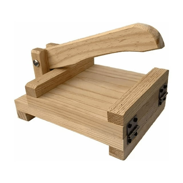 Máquina Tortillera De Madera Artesanal Manual café.