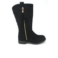 thumbnail image 2 of Little Girl's Zip up Riding Boots Fringe Accent, Black 13 Little Kids, 2 of 3
