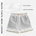 thumbnail image 3 of FORMRS Boys Swim Trunks Quick Dry Mesh Liner Boardshorts Sizes XS-XL, Small Floral Pattern, 3 of 7