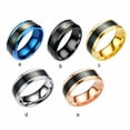 thumbnail image 1 of Couple Rings Delicate Ring Smart Sensor Lightweight Simple Style Wearable Body Temperature Small Lightness Finger Jewelry Wedding Women Engagement Black 12#, 1 of 1
