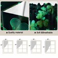 thumbnail image 5 of St. Patrick's Day Swag Valances for Windows, Kitchen Window Curtains Over Sink, Spring Green Clovers Botanical Herbs Window Treatment Curtains for Living Room/Bedroom Curtains 2 Panel Sets 36"x45", 5 of 8