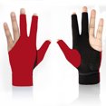 thumbnail image 1 of 1PCS Queue Tireurs de Piscine Gants de Billard à 3 Doigts 5 Couleurs Gants de Snooker Accessoires de Billard de Haute Qualité style Dropship C Rouge Profond m, 1 of 6