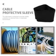 thumbnail image 5 of RENACLIPY Neoprene Motor Wire Protective Sleeve Black for Trolling Motor Cable Management, 5 of 8