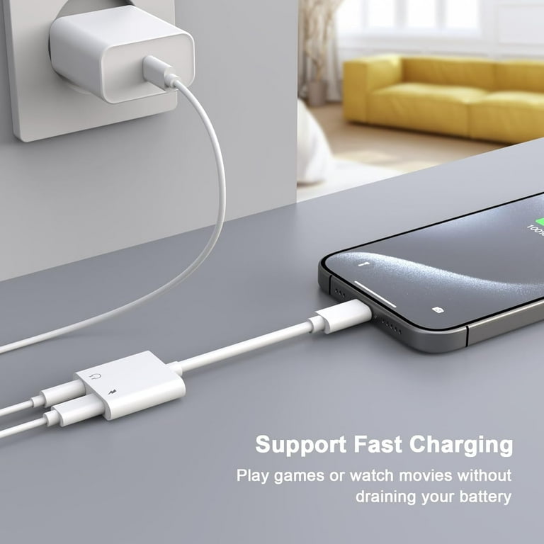 Charging and earphone adapter iphone sale