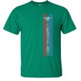 thumbnail image 3 of Fair Game Mustang Pony Stripe Ford T-Shirt-Kelly-Green-S, 3 of 6