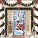 thumbnail image 4 of pstuiky Cubrepuertas navideño de 89 x 180 cm - Diseño de Papá Noel - Decoración navideña para la puerta - Decoración para fiestas y festivales, 4 of 6