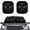 Black Cat, variant on CYU SHOP Rose Hummingbird 2pc Auto Sunshade Front Windshield Sun Shade, Multicolor Car Sun Shades Blocks Sun Visor Protection for Women