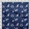thumbnail image 2 of oneOone Cotton Cambric Blue Fabric Florals Quilting Supplies Print Sewing Fabric By The Yard 56 Inch Wide-YT8, 2 of 4
