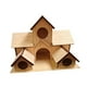 thumbnail image 3 of Casa para pájaros para exteriores Casas para pájaros para exteriores Casa para pájaros creativa de madera colgante Estilo B, 3 of 9