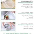 thumbnail image 3 of 200 Pcs Kitchen Sink Strainer Trash Bag,Disposable Drain Nets for Sink,Food Catcher Suits All Sink Strainer Basket,Anti-Clogging Elastic Filter Mesh Bags for Kitchen Food Waste Leftover Garbage, 3 of 9