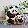 thumbnail image 4 of Sofa Cushion Covers Winter Pandas Theme Pillowcase Festive Cushion Cover, 4 of 6