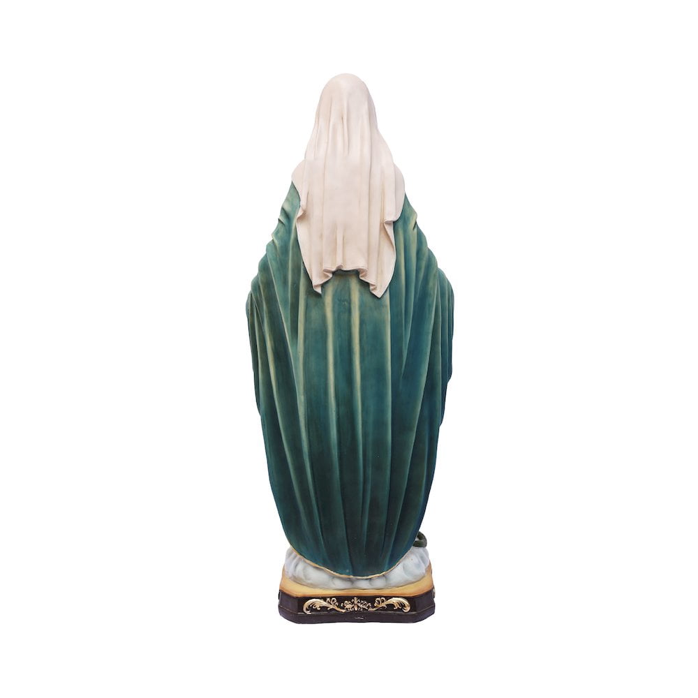 39in Virgin Mary Figure Statue Religious Decor Indoor/Outdoor